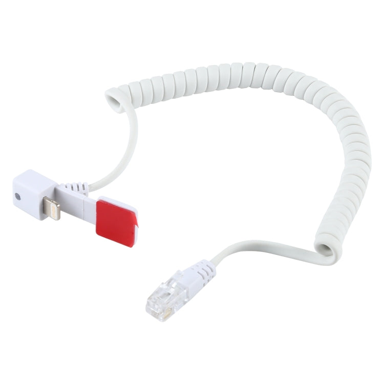 Espositore antifurto con cavo a molla 8 pin per smartphone