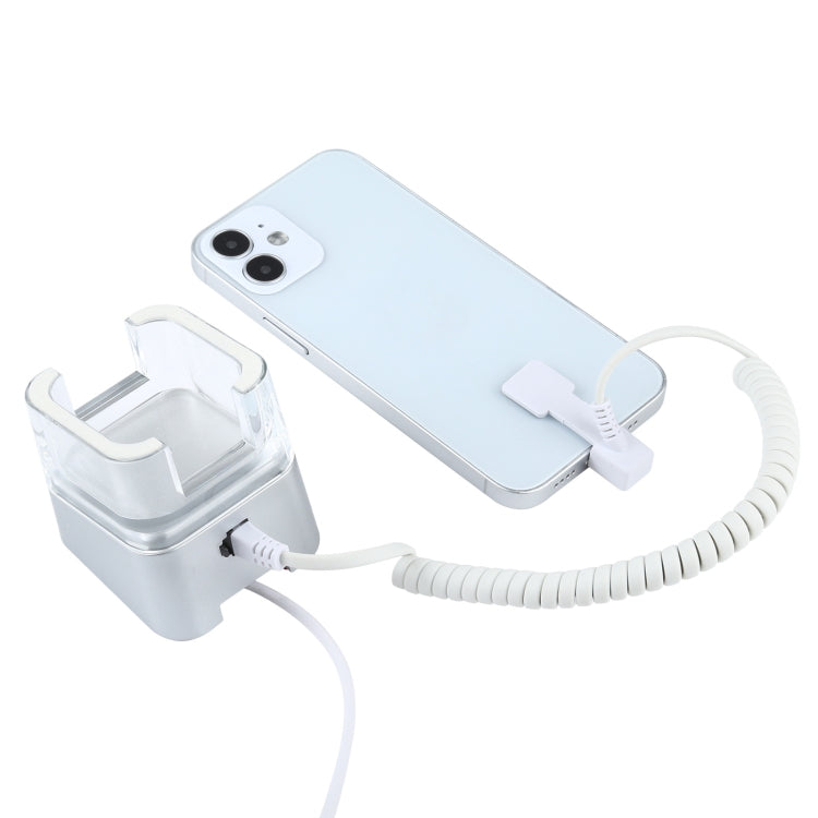 Espositore antifurto con cavo a molla 8 pin per smartphone