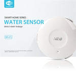 NEO NAS-WS02W Sensore acqua WiFi e rilevatore di allagamento, supporta sistemi Android / IOS, WS02W WiFi Flood Detector