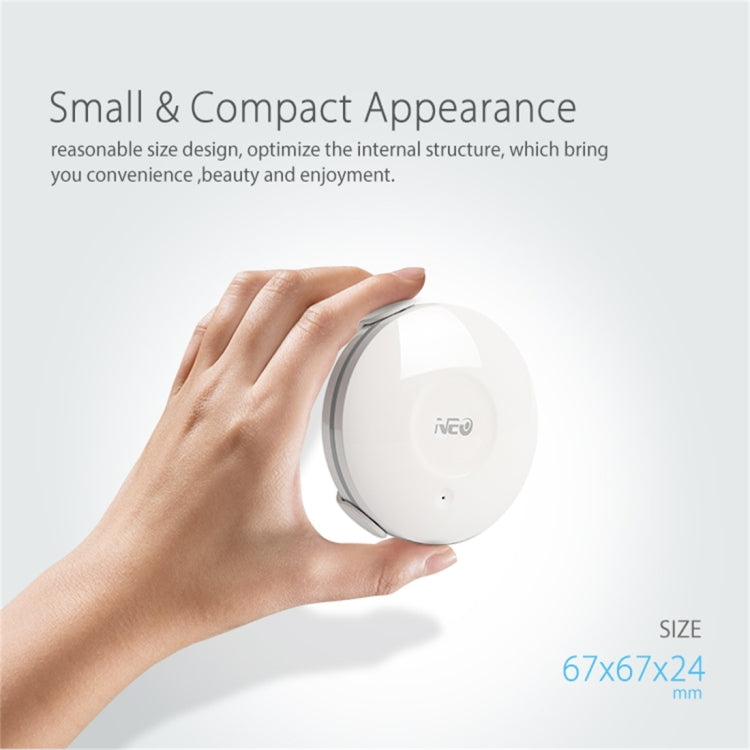 NEO NAS-WS02W Sensore acqua WiFi e rilevatore di allagamento, supporta sistemi Android / IOS, WS02W WiFi Flood Detector