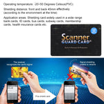 Scheda blocco RFID protezione carte 100 pezzi