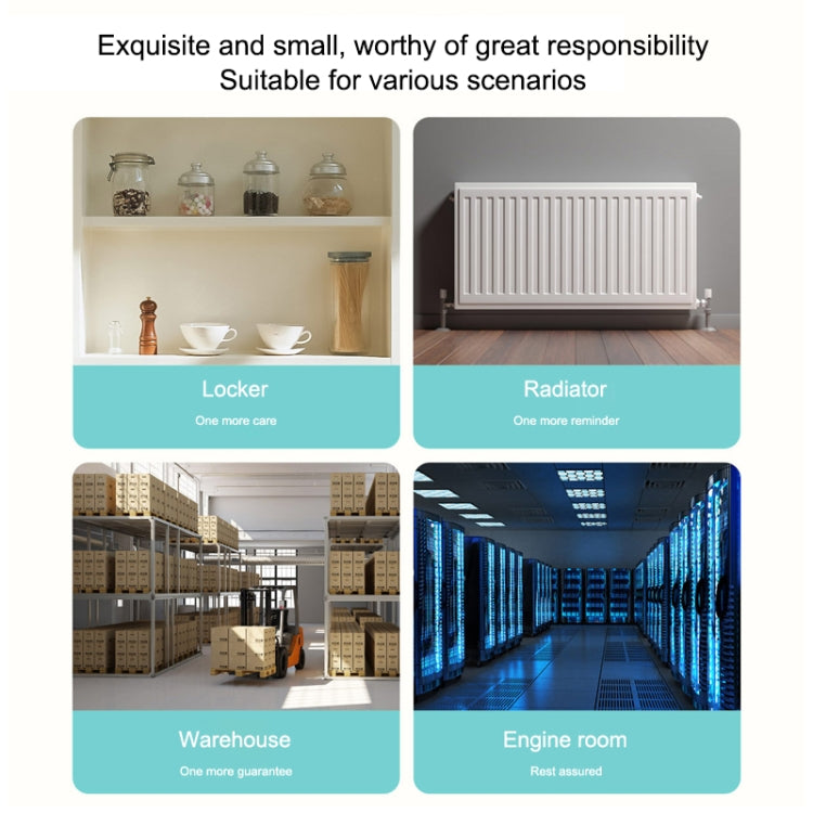 La protezione antiallagamento Bluetooth wireless originale Xiaomi rileva in modo intelligente le perdite d'acqua App di collegamento dell'altoparlante Xiaoai per ricordare a distanza la casa intelligente, deve essere utilizzata con CA1001