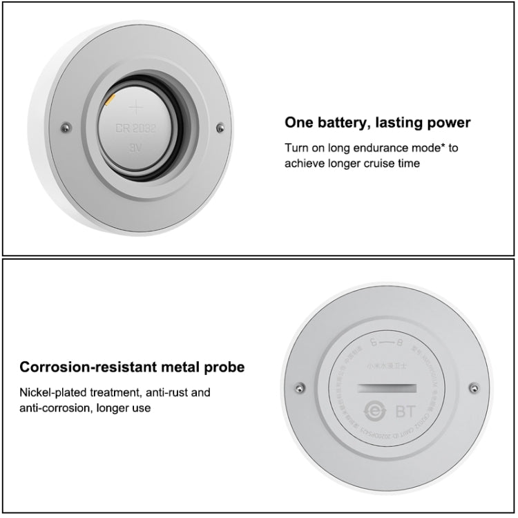 La protezione antiallagamento Bluetooth wireless originale Xiaomi rileva in modo intelligente le perdite d'acqua App di collegamento dell'altoparlante Xiaoai per ricordare a distanza la casa intelligente, deve essere utilizzata con CA1001