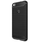 Per Huawei P8 Lite (2017) Custodia protettiva in TPU antiurto con struttura in fibra di carbonio spazzolata, Huawei P8 Lite (2017), For P8 Lite (2017)