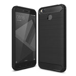 Custodia TPU con fibra di carbonio per Xiaomi Redmi 4X
