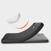 Per Xiaomi Redmi 4X Custodia protettiva in TPU antiurto con struttura in fibra di carbonio spazzolata, For Redmi 4X, Redmi 4X