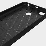 Per Xiaomi Redmi 4X Custodia protettiva in TPU antiurto con struttura in fibra di carbonio spazzolata, For Redmi 4X, Redmi 4X