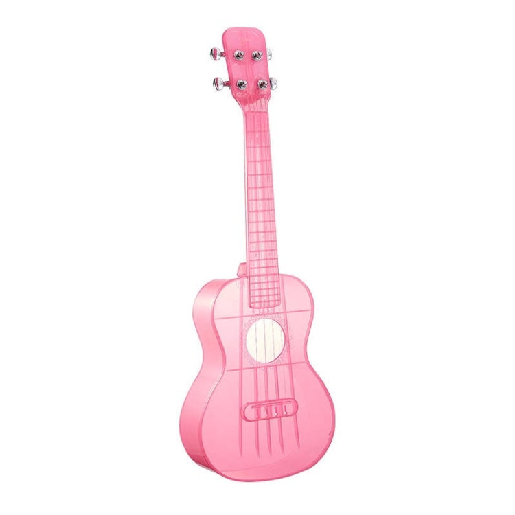 Piccola chitarra Ukulele impiallacciata da 23 pollici con custodia, with Storage Bag (Pink), with Storage Bag (Blue), with Storage Bag (Transparent)