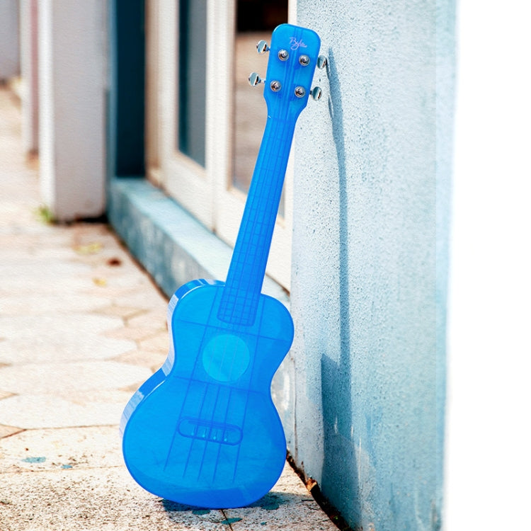 Piccola chitarra Ukulele impiallacciata da 23 pollici con custodia, with Storage Bag (Pink), with Storage Bag (Blue), with Storage Bag (Transparent)