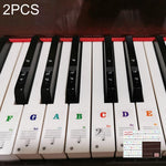 Adesivi tastiera pianoforte trasparenti 49-88 tasti