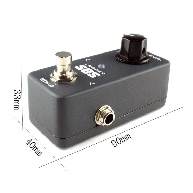 Kokko Flp2 Mini SOS Looper Guitar Guitar Loop Recording Monoblock Effects Pedal, FLP2