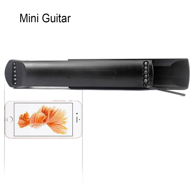 Gadget portatile per esercitazioni per chitarra tascabile a 6 tasti per strumenti per esercitarsi con la diteggiatura degli accordi per principianti, 6 Fret Fingering Practice Tool