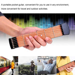 Gadget portatile per esercizi chitarra a 6 tasti