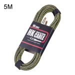 Cavo audio 5m per chitarra e basso con riduzione rumore