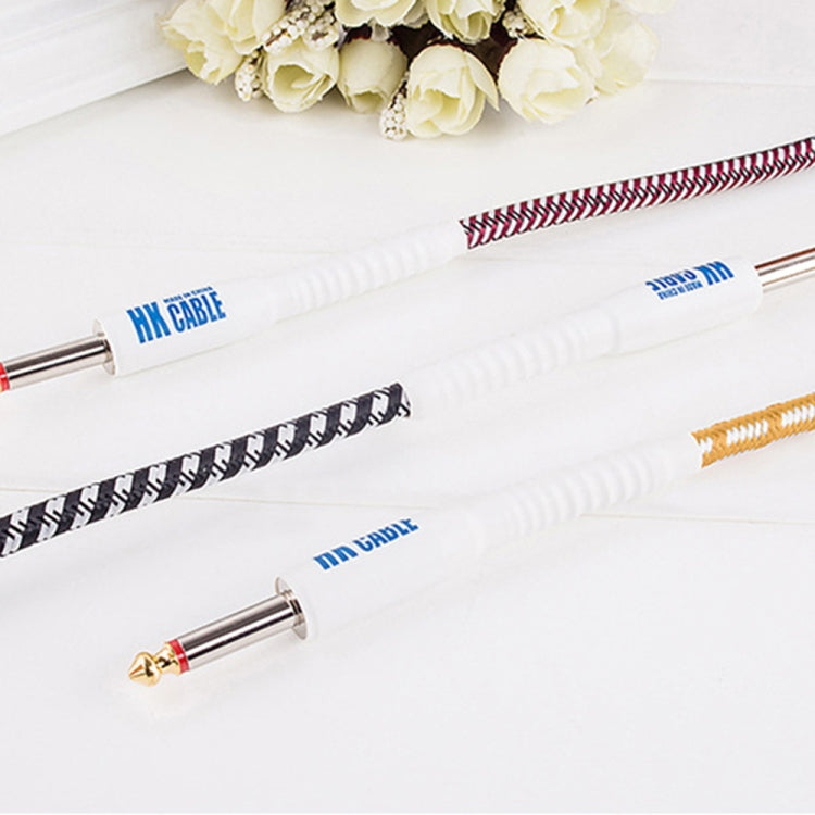 Wooden Bass Guitar Connection Cable Noise Reduction Audio Cable, Cable Length: 5m, Random Color Delivery