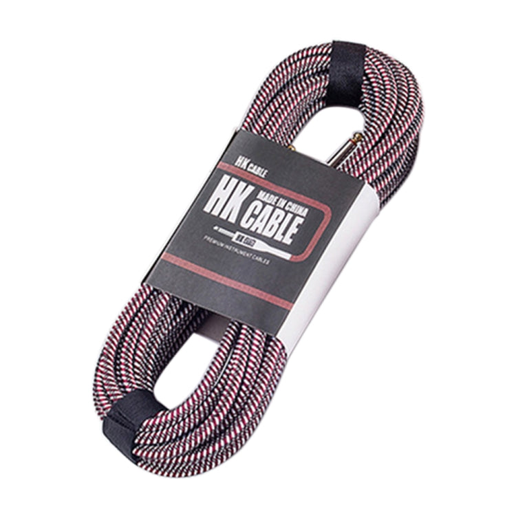 Wooden Bass Guitar Connection Cable Noise Reduction Audio Cable, Cable Length: 10m, Random Color Delivery