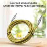 Cavo audio intrecciato 10 m per chitarra e basso