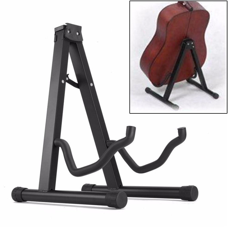 Supporto per chitarra verticale pieghevole universale in metallo, Metal Guitar Stand