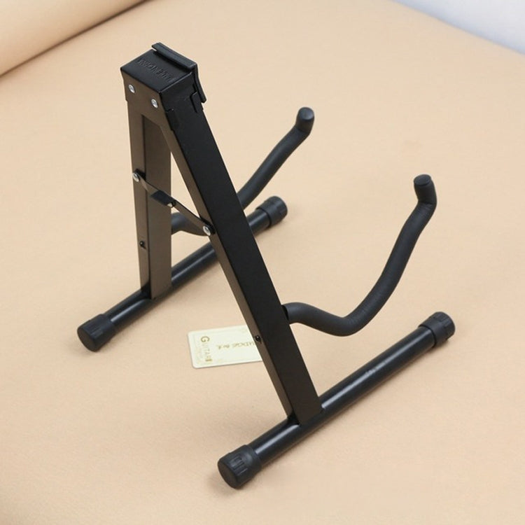 Supporto per chitarra verticale pieghevole universale in metallo, Metal Guitar Stand