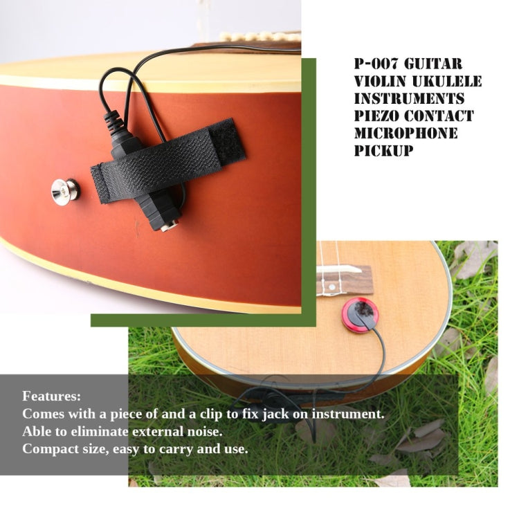 Pickup audio incollabile per chitarra e strumenti a corda