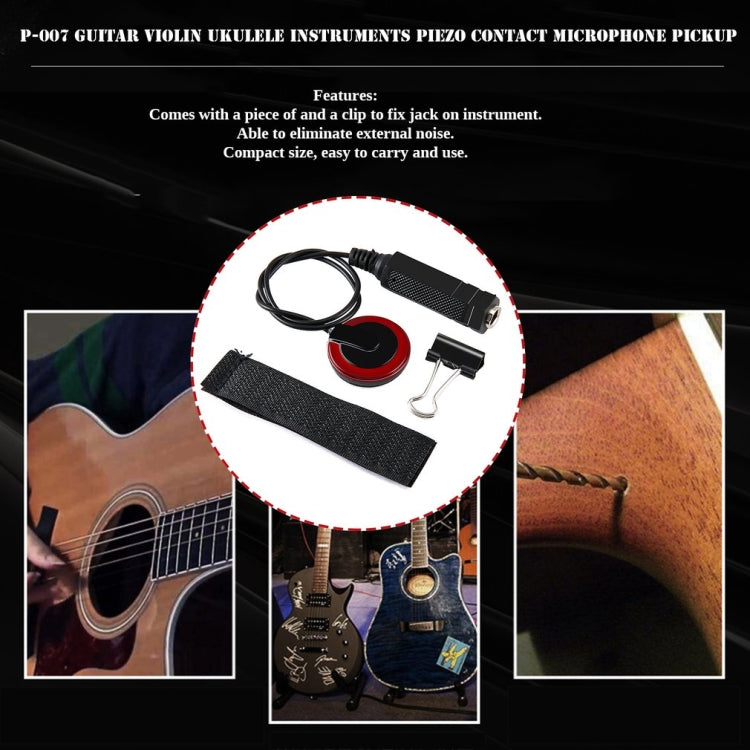 Pickup audio incollabile per chitarra e strumenti a corda