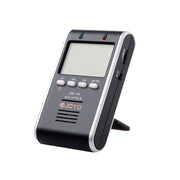 JOYO JM-90 Mini indicatore LED portatile ricaricabile con clip, sintonizzatore generatore di toni metronomo digitale elettronico per chitarra, violino, ukulele, JM-90 (Black), JM-90 (White)