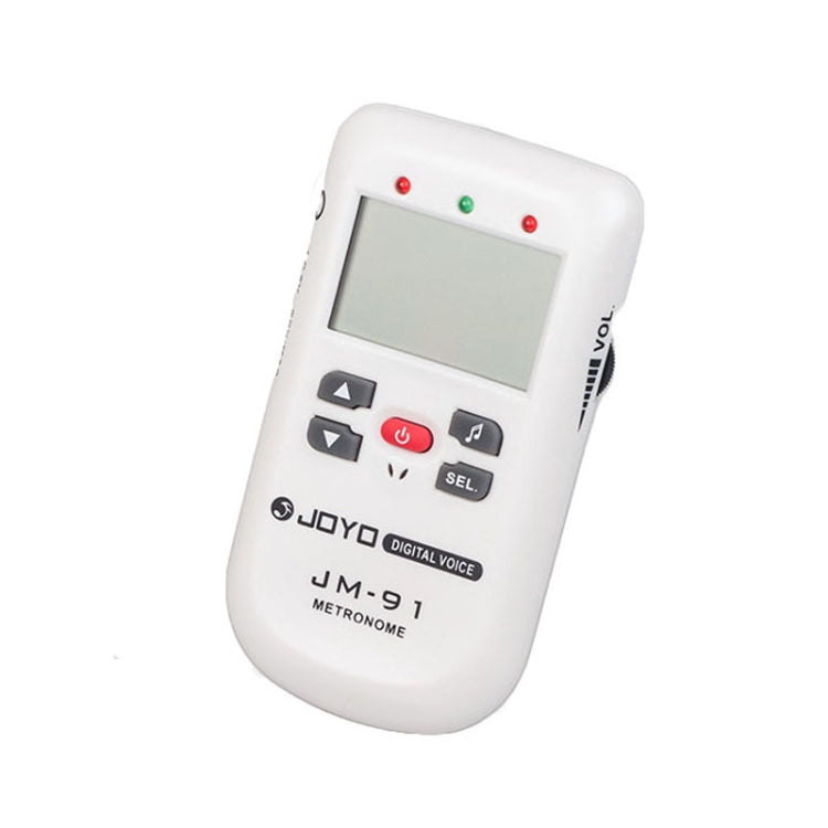 JOYO JM-91 Metronomo digitale portatile bianco