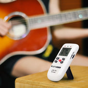 JOYO JM-91 Mini portatile multifunzionale metronomo vocale elettronico digitale metronomo generatore di toni sintonizzatore per chitarra violino Ukulele, JM-91 (White)