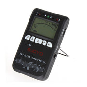 JOYO JMT-555B Metronomo Accordatore Cromatico Digitale Retroilluminazione LCD con Generatore di Toni 3 in 1 Kit per Chitarra Violino Ukulele, JMT-555B