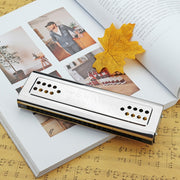 Swan SW24-12A Scatola per polifonia per armonica a doppia faccia a 24 fori per bambini adulti Prestazioni per principianti, SW24-12A 24-holes Polyphonic Harmonica