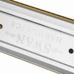 Swan SW24-12A Scatola per polifonia per armonica a doppia faccia a 24 fori per bambini adulti Prestazioni per principianti, SW24-12A 24-holes Polyphonic Harmonica