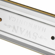 Swan SW24-12A Scatola per polifonia per armonica a doppia faccia a 24 fori per bambini adulti Prestazioni per principianti, SW24-12A 24-holes Polyphonic Harmonica