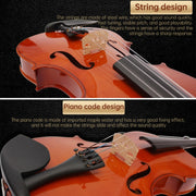 Violino acustico 4/4 a grandezza naturale Violino in legno massello fatto a mano, Violin