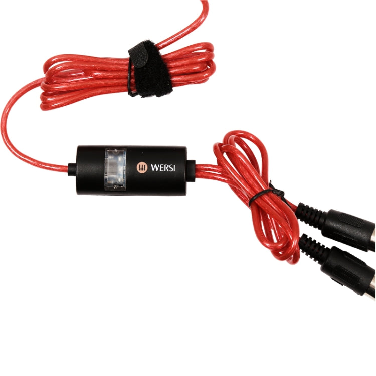 Cavo MIDI USB WERSI UM-18 Cavo Midi MidiPort Piano elettrico Linea di editing musicale per batteria elettronica, Lunghezza: 2 m