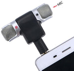 Microfono stereo snodabile 90° jack 3.5mm 4 poli per smartphone e tablet