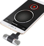 Microfono stereo snodabile 90° jack 3.5mm 4 poli per smartphone e tablet MIC072
