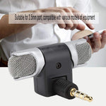 Microfono stereo snodabile 90° jack 3.5mm 4 poli per smartphone e tablet MIC072