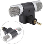 Microfono stereo snodabile 90° jack 3.5mm 3 poli per PC MIC129