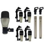 Kit 7 microfoni per batteria e studio musicale