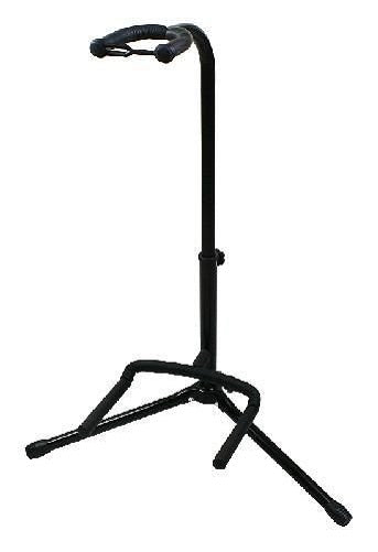 Stand treppiede per chitarra regolabile in altezza nero