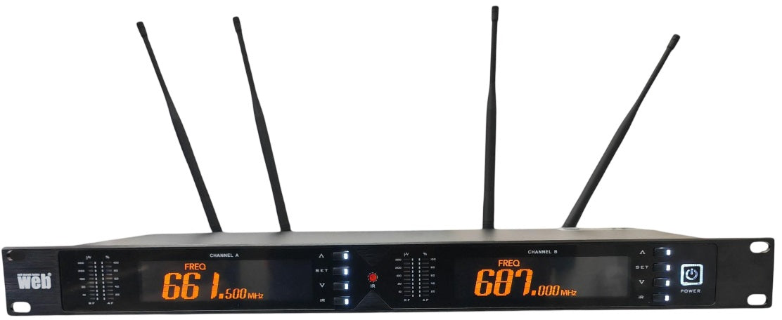 Microfono UHF wireless kit da 2 8055598010186 MIC566