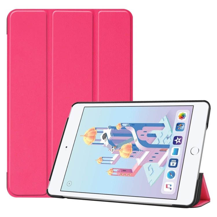 Custodia in pelle PU Custer Texture Flip orizzontale Smart per iPad Mini 4 / Mini 5, con funzione Sleep/Wake-up e supporto triplo pieghevole, For iPad Mini 4 / Mini 5