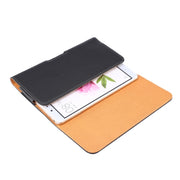 Custodia / marsupio in pelle PU con vibrazione verticale universale Litchi Texture per Xiaomi e smartphone da 6,4 pollici