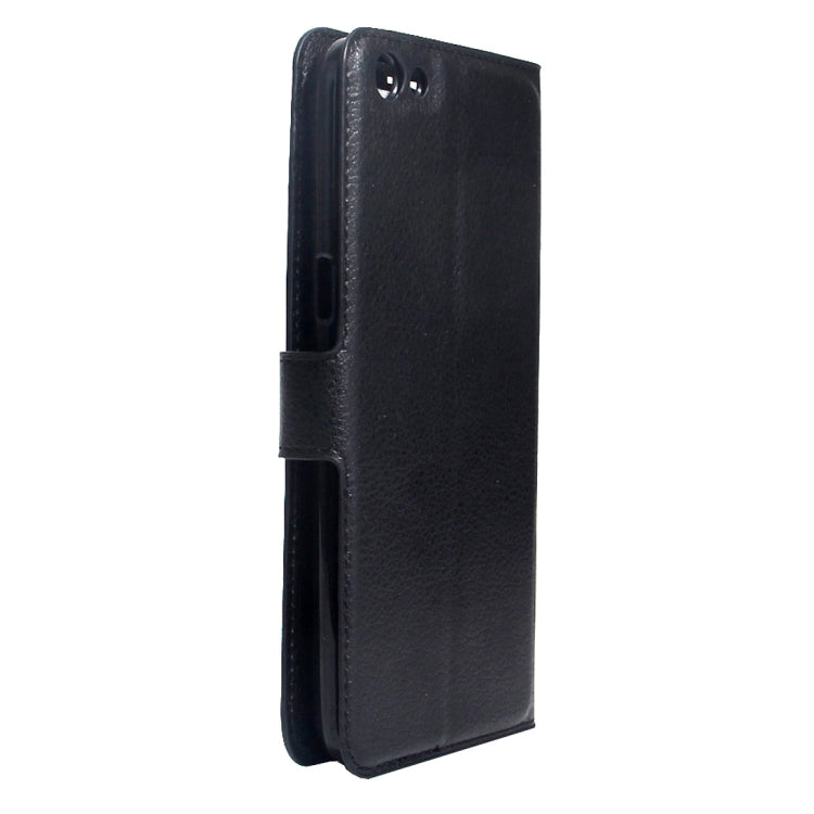 Per OPPO R9s Plus Custodia in pelle con chiusura orizzontale con texture Litchi con fibbia magnetica, supporto, slot per carte e portafoglio, For OPPO R9s Plus