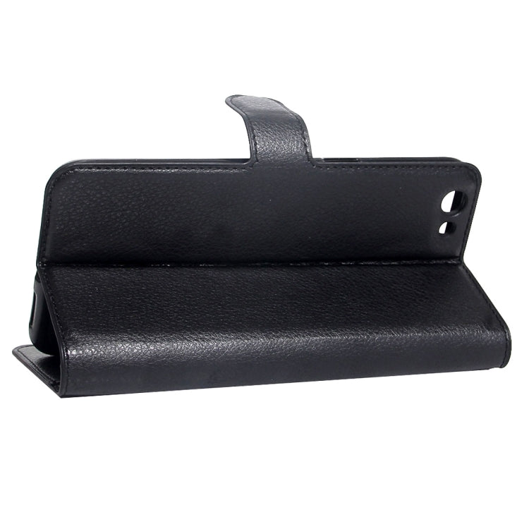 Per OPPO R9s Plus Custodia in pelle con chiusura orizzontale con texture Litchi con fibbia magnetica, supporto, slot per carte e portafoglio, For OPPO R9s Plus