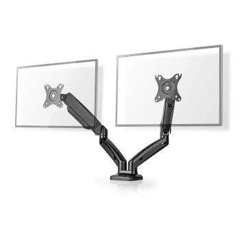 Desk Monitor Mount | Gas Spring | 2 Screens | 15 - 32 " | 75x75 / 100x100 | Full Motion