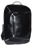 Zaino multifunzione antifurto imbottito con combinazione USB nero