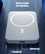 Powerbank wireless 10.000mAh compatibile Magsafe 5W 2A 7892031419592 Q-MG6001 MOB1068