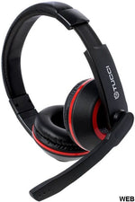 Cuffie gaming con microfono Tucci X5 - Nero e rosso 6971355100056 MOB1106