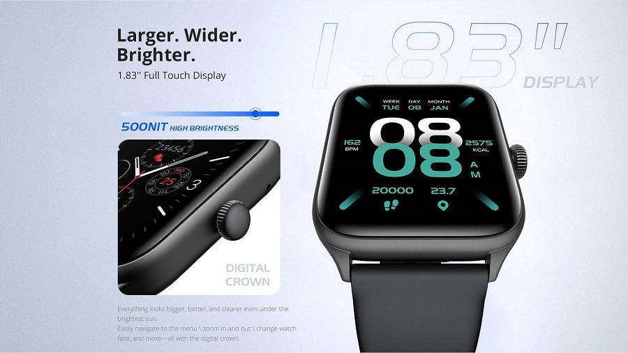 Smartwatch Riversong Motive 6 Pro nero 6975222041916 GSM176016 MOB498